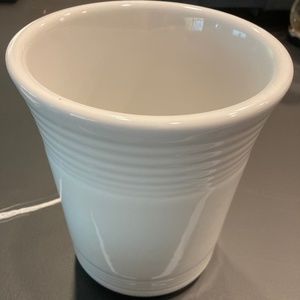 FIESTAWARE. UTENSIL CROCK. White Home Laughlin EUC